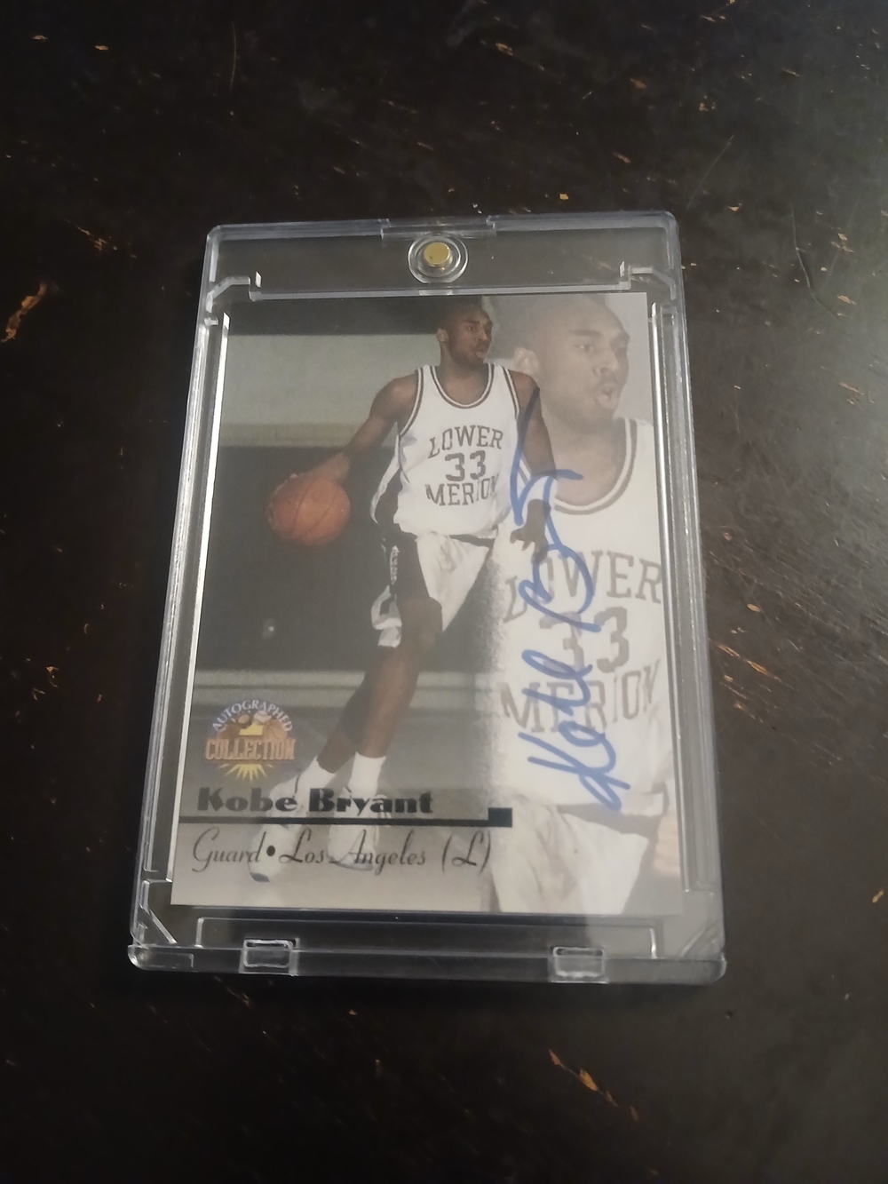 Kobe Bryant Autographed Facsimile Not Orignal Basketball Trading Card